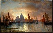 William Stanley Haseltine Santa Maria della Salute, Sunset oil